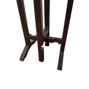 Table d'appoint pliante en chêne, France milieu du siècle