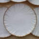 Set of 6 plates with fine faience dessert from Sarreguemines 1860 1919