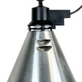 Small Industrial French Aluminium Pendant Lamp, 1960s