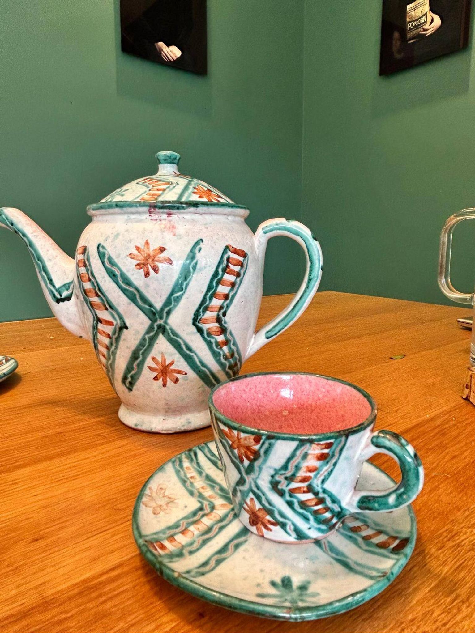 Humbert Pittari coffee service set in Vallauris