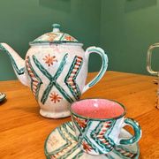 Humbert Pittari coffee service set in Vallauris