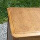 Vintage oak chest of drawers with tapered legs from the 1950s.