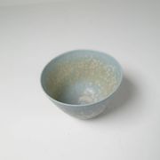 Mid-century modern three-piece ceramic set by Rörstrand, Gunnar Nylund, Sweden, 1950s.