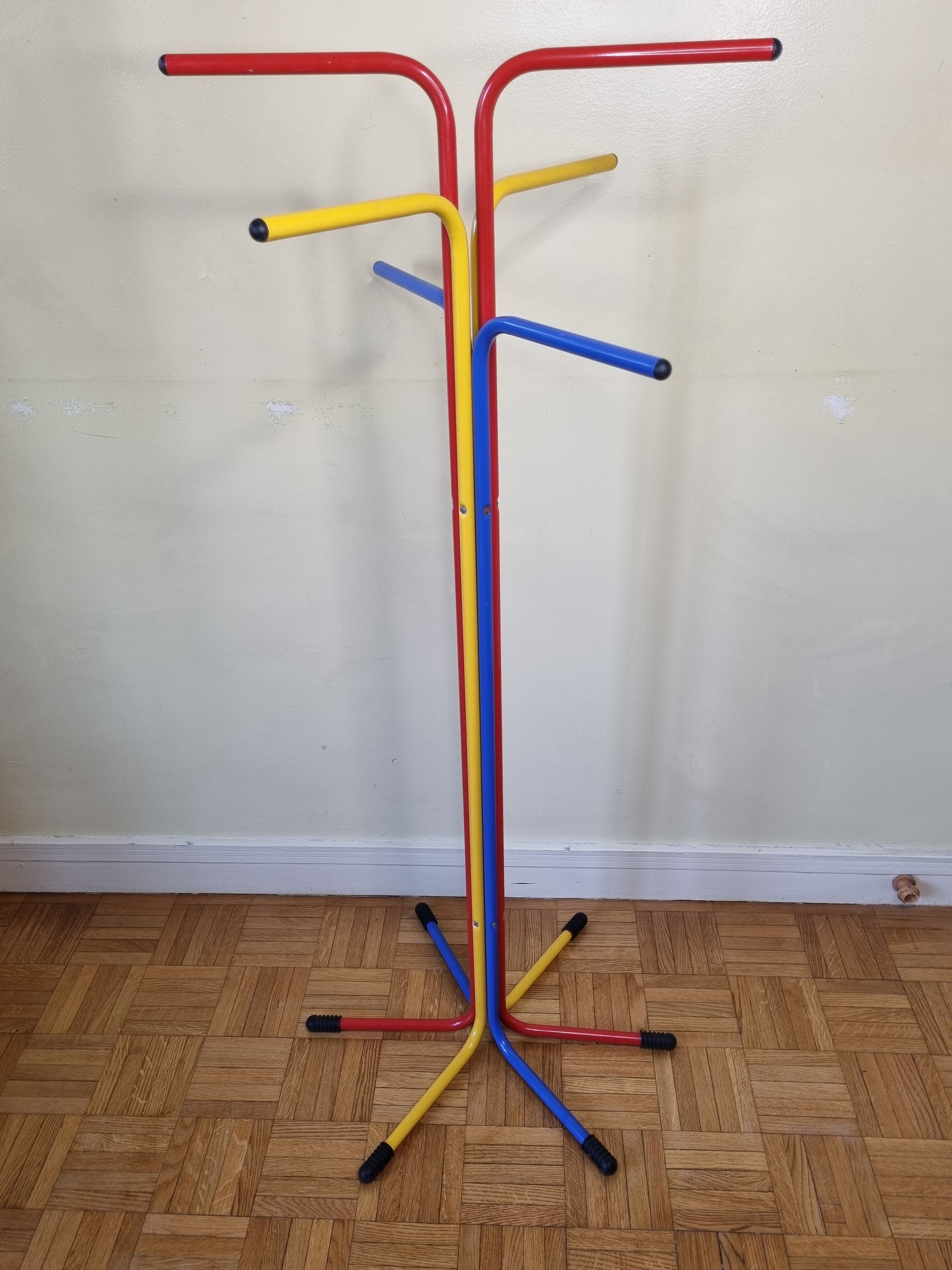 Colorful coat rack Tord Bjorklund 80s