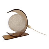 Vintage table lamp in plexiglass and Perspex