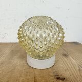 Applique murale vintage en porcelaine blanche, années 1970