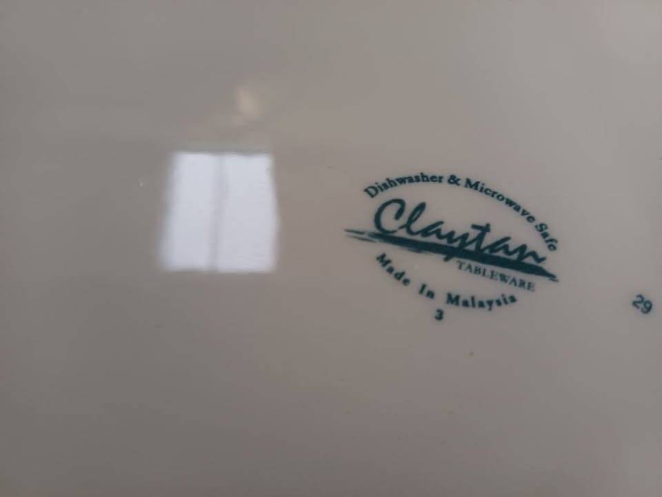 Vintage Claytan dishes