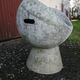 Vintage robert pansart outdoor armchair for elo in fiber cement.