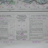 Vintage map of Nomeny