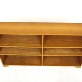 Scandinavian elm bookcase, Swedish modern, Sweden, 1940