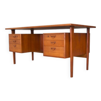 Kai Kristiansen FM60 Teak Executive Desk, 1960s