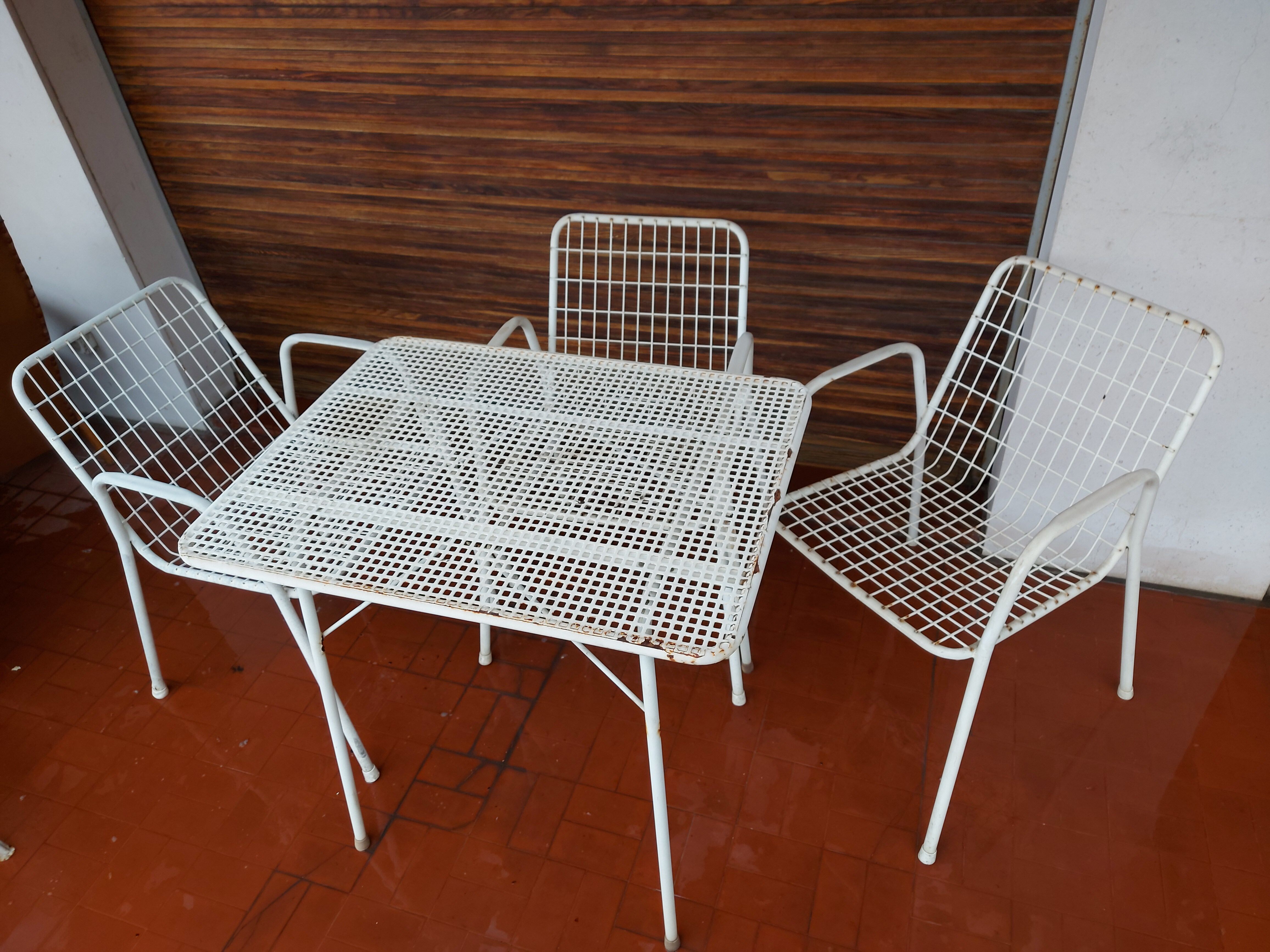 Set of 3 chairs and garden table Emu , Model Rio