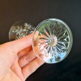 Lot de 6 verres à pied en cristal taillé « Cassandra » de Cristal d’Arques,