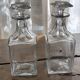 Crystal carafes with stoppers