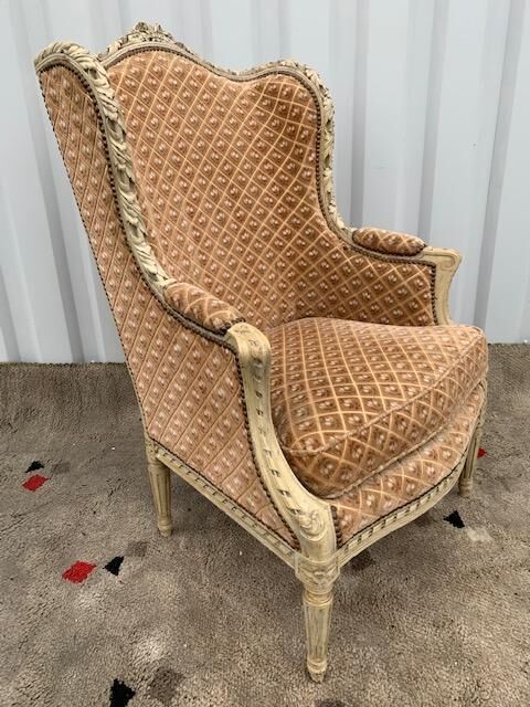 Louis XVI-style shepherdess chair