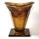 Pressed glass, Art Deco vase