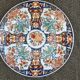 Large Imari dish 45 cm in diameter, Japanese porcelain