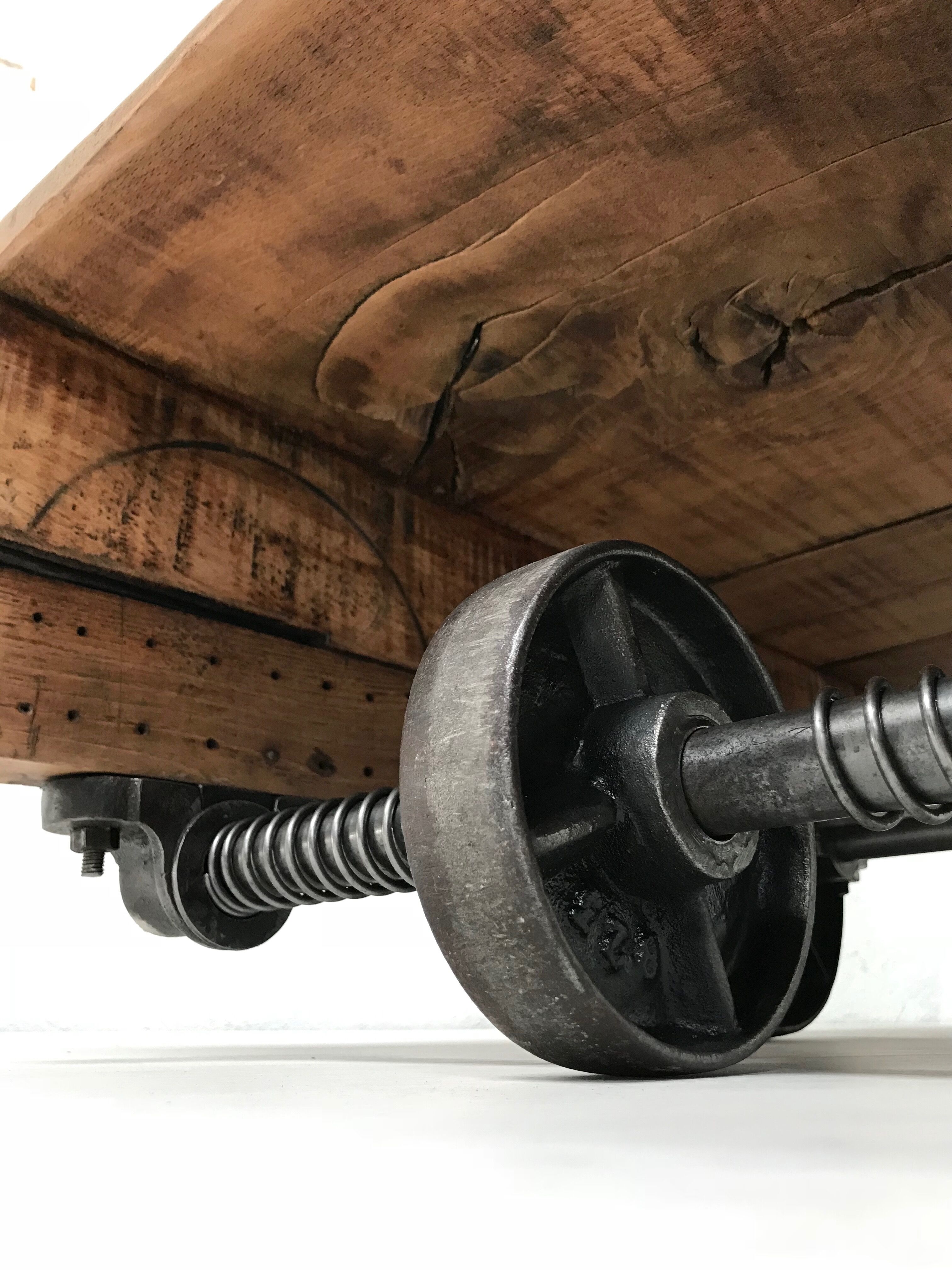 Industrial coffee table