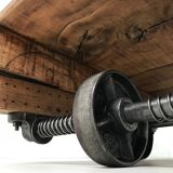 Industrial coffee table