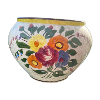 Vintage longchamp floral pot pot cover
