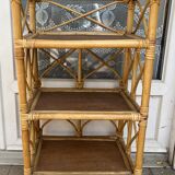 Rattan shelf