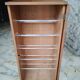 Small vintage Scandinavian shoe cabinet with 1 door.