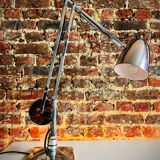 Chrome Giso Gispen "Rooney" desk lamp / Anglepoise