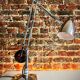 Chrome Giso Gispen "Rooney" desk lamp / Anglepoise