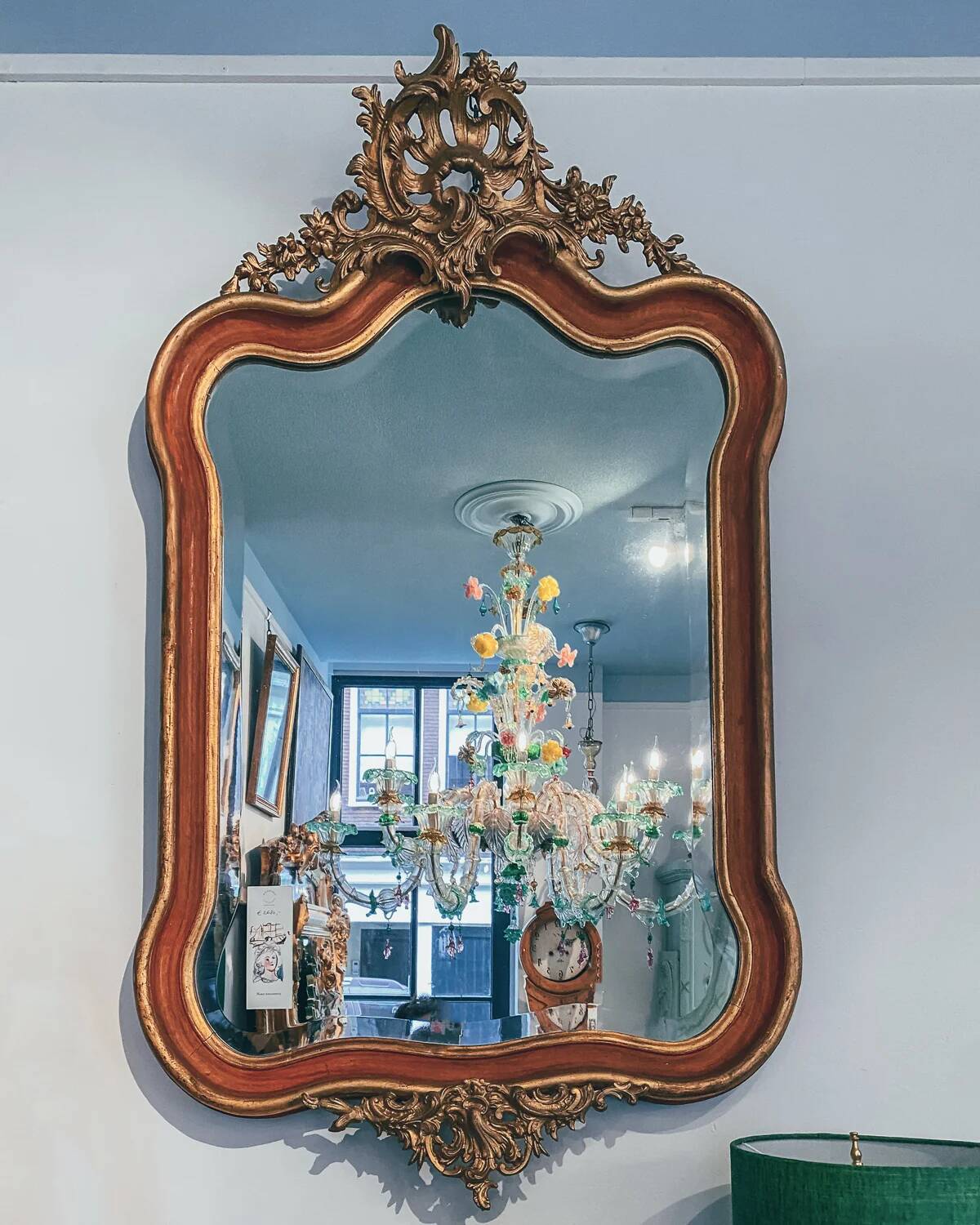 Miroir italien de style rococo