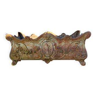 Grande Jardinière en Fonte 1900 de Style Rocaille : Charleville - Mézières