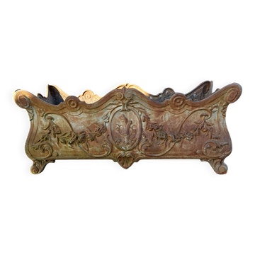 Grande Jardinière en Fonte 1900 de Style Rocaille : Charleville - Mézières