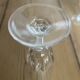 Set of 4 antique crystal flutes