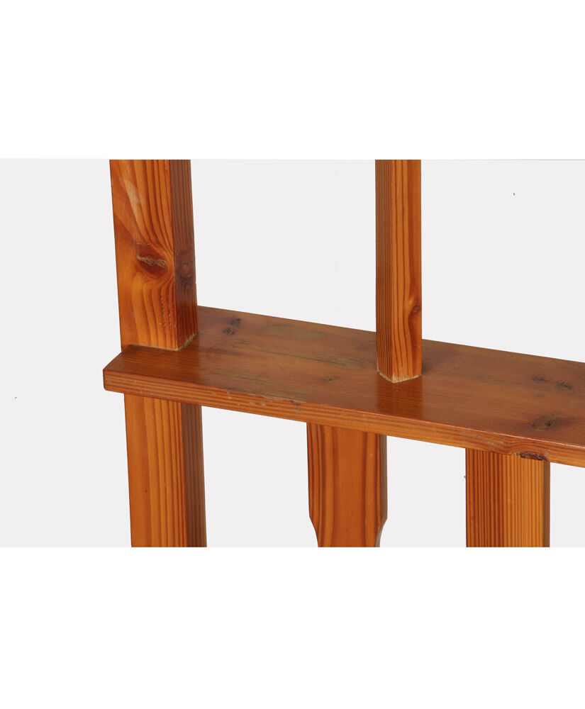 Vintage pine claustra, Czech-made, 1970