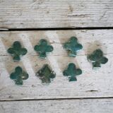 Green enamel knife holder