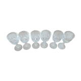 Set of 6 vintage walking glasses