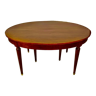 Mahogany oval table with 3 extensions (10 people)