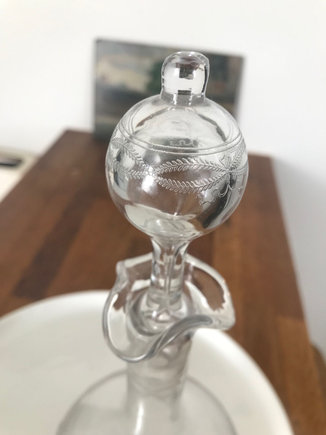 Baccarat crystal decanter 1916