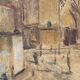 Huile sur toile vue de Béziers
