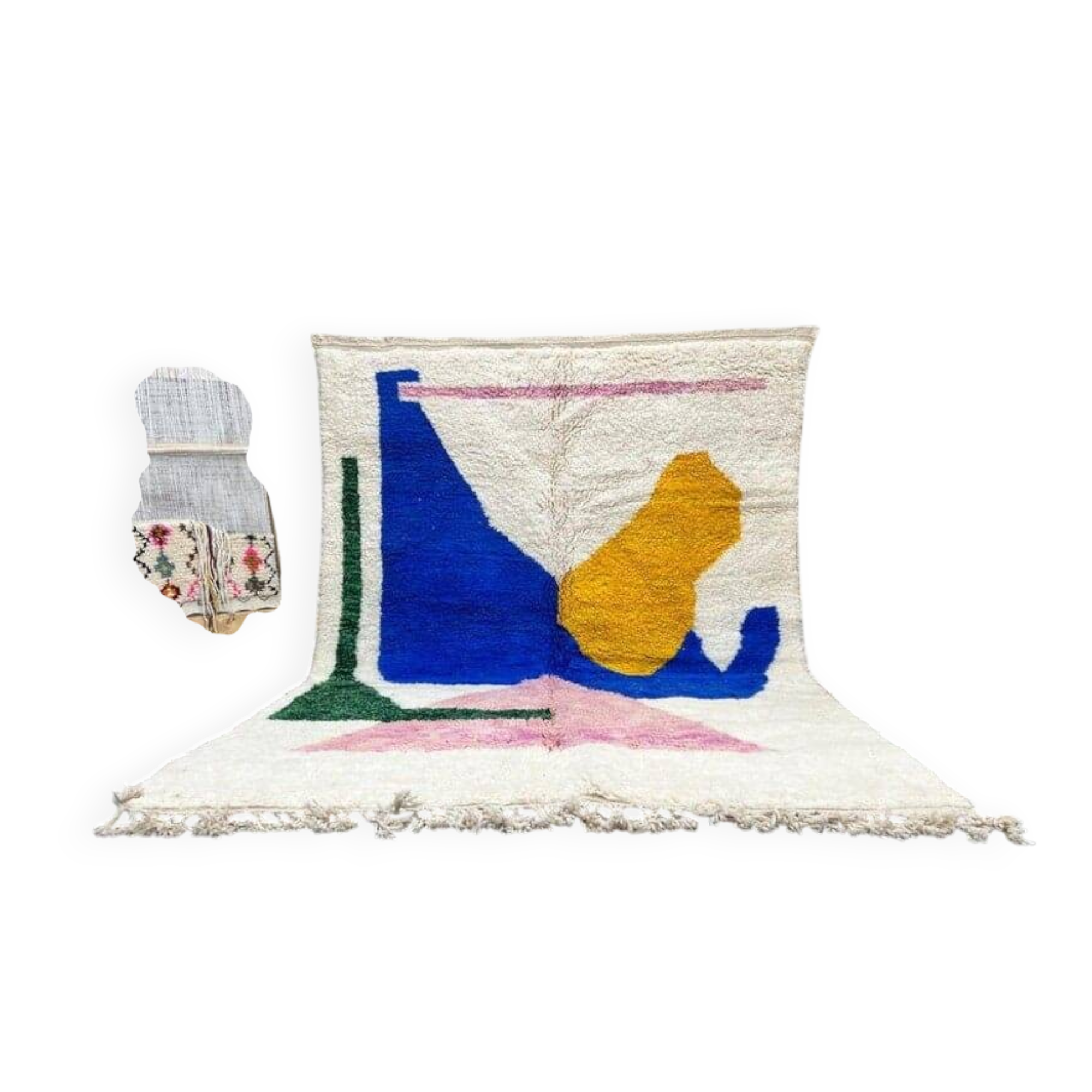 Tapis en laine pure fait main