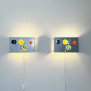 C-1701 Collage Wall Lamp By Willem Van Oyen For Raak Amsterdam, The Netherlands 1960S