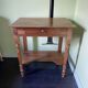 Side table, solid wood desk in Louis-Philippe style
