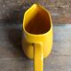Old yellow ceramic pitcher made in germany 70s vintage