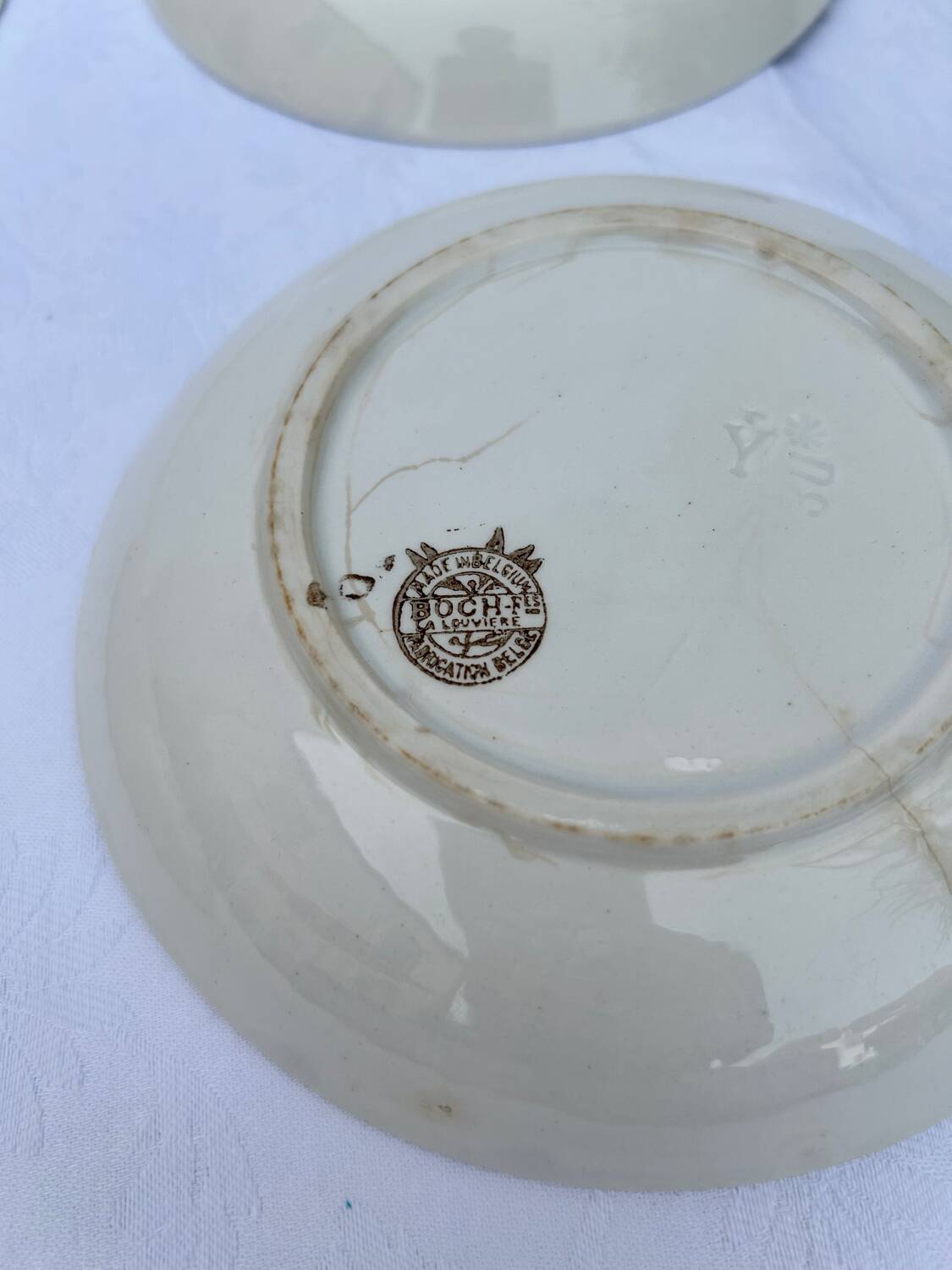 Set of 6 Copenhagen coffee cups Boch Frères