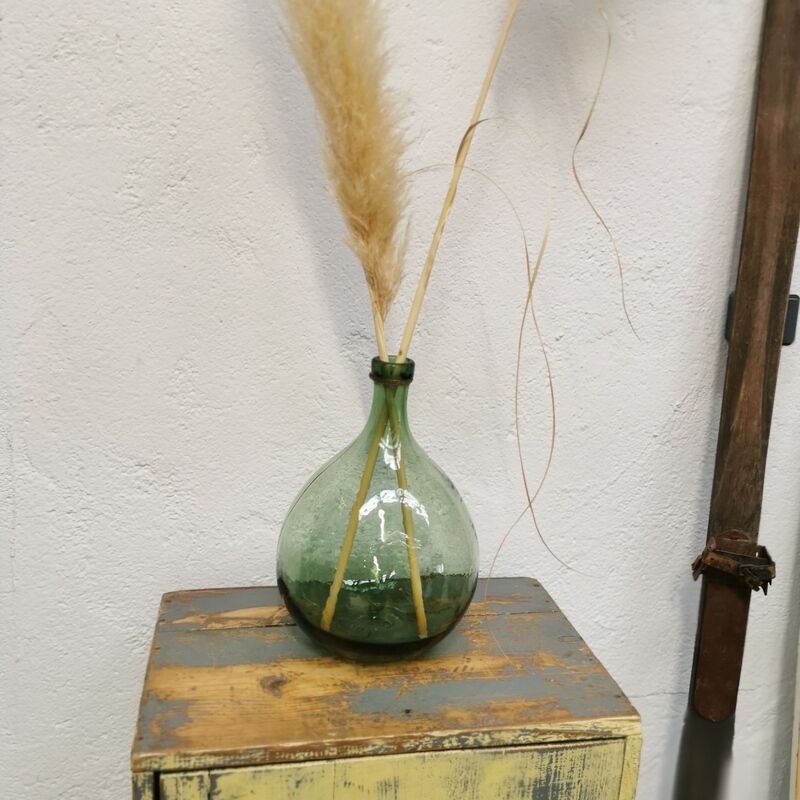 Demijohn green 6 liters