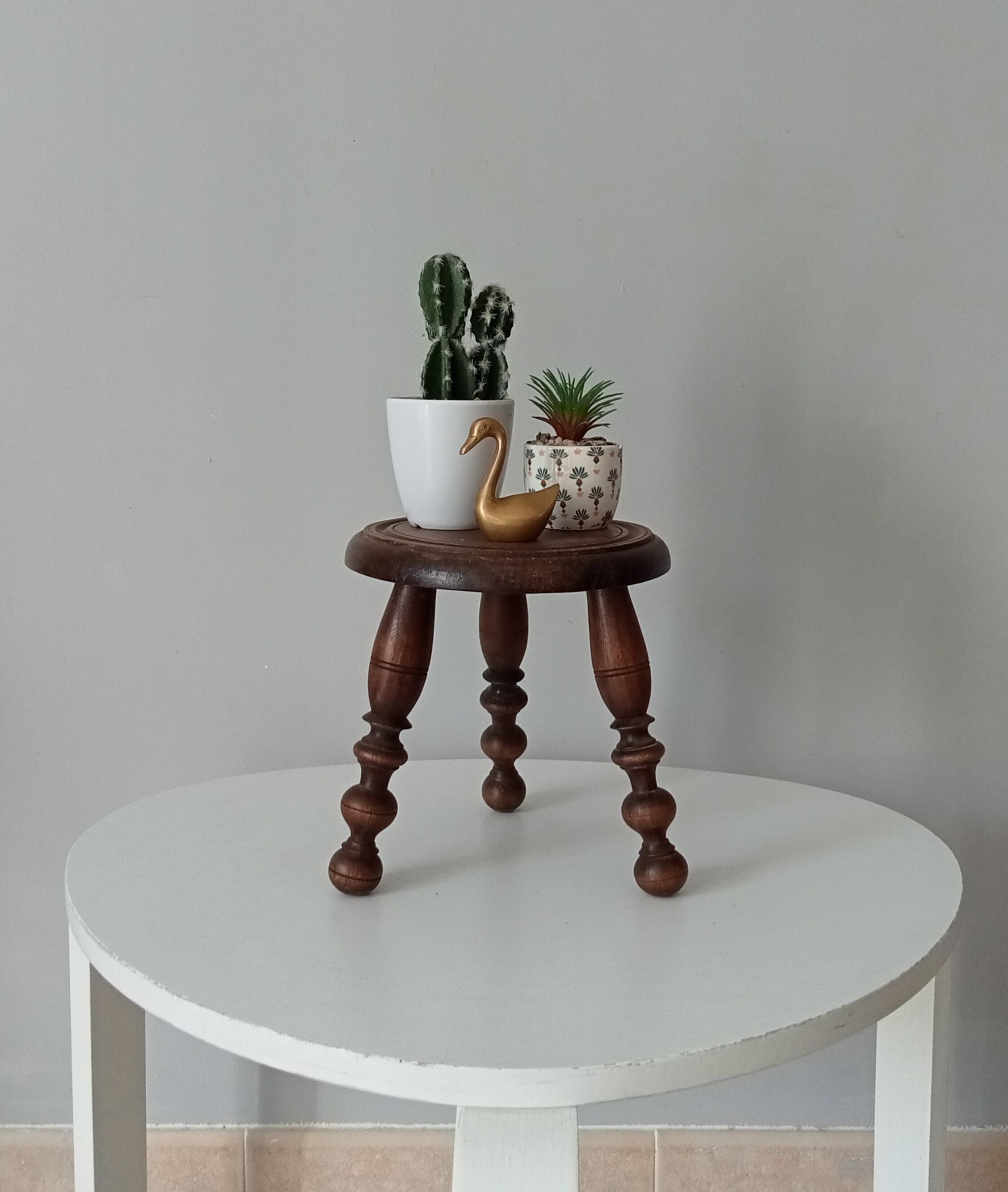 Vintage plant stool