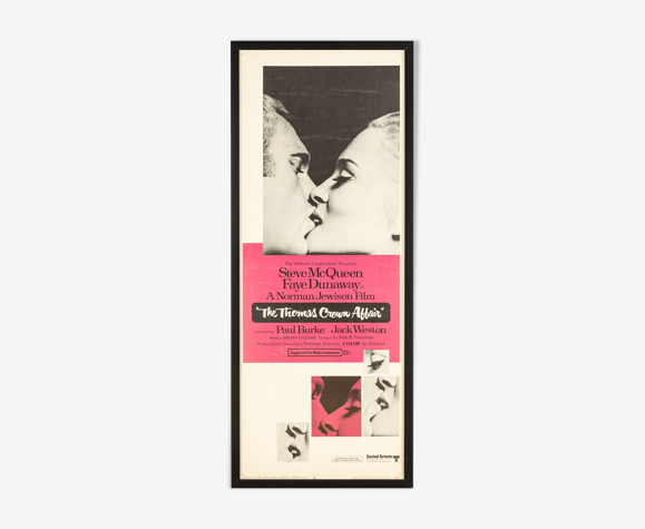 Affiche des années 1960 « The Thomas Crown Affair »-Steve McQueen