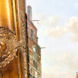 Painting Bruges Belgium 17th century