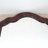 Louis Philippe mirror, mahogany, gendarme hat