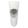 1970s Astonishing White Space Age vase by Linea Glass. Made in Italy