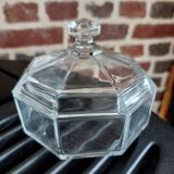 Bonbonnière ou sucrier en verre